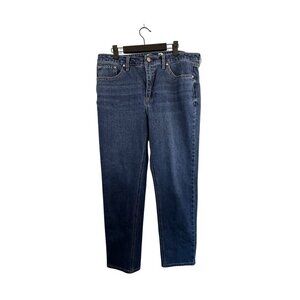 Seven7 Womens Straight Leg Blue Denim Jeans Size 12 Classic Fit
